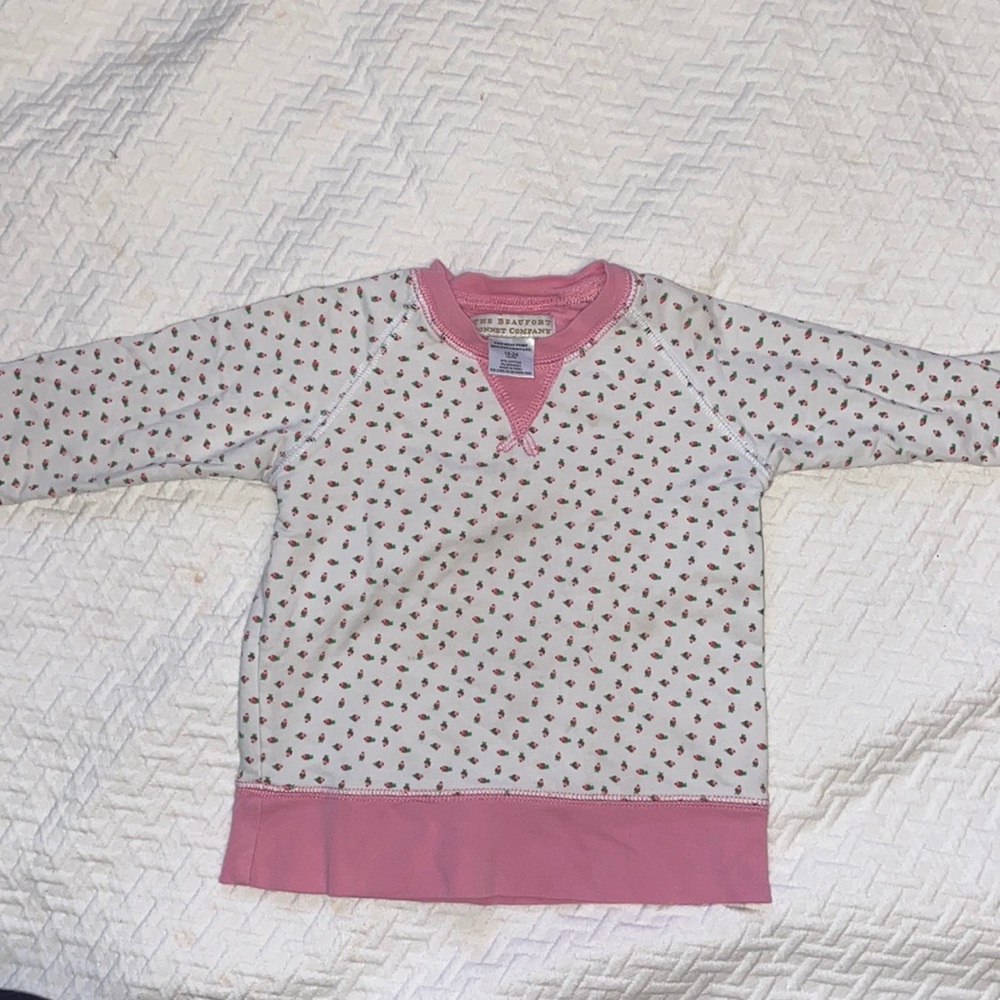 Beaufort Bonnet Company Cassidy Comfy Crewneck Port Royal Rosebud